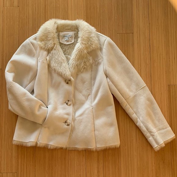 Coldwater Creek Jackets & Blazers - Coldwater Creek White Fur Jacket